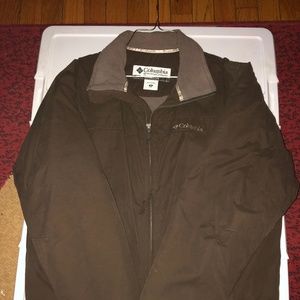 Columbia fleece lined jacket